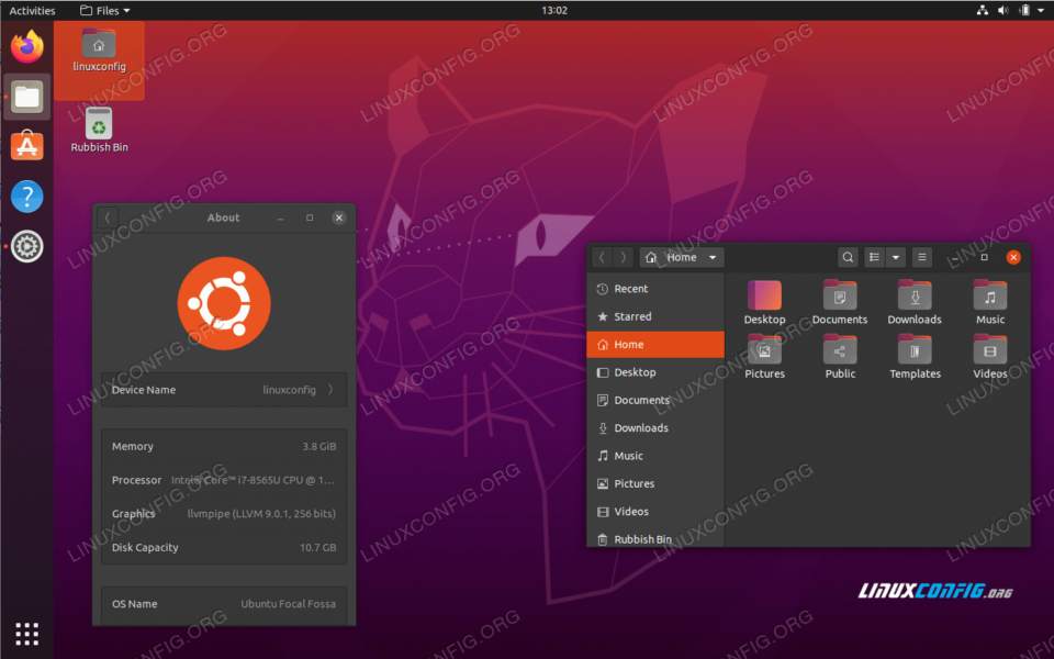 Ubuntuデスクトップイメージ